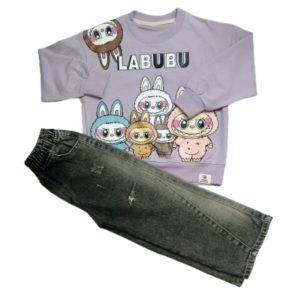 بلوز با شلوار لی لبوبو