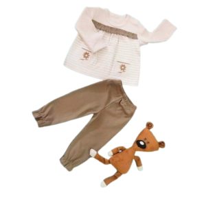 بلوز  و شلوار پنبه گلدوزی دخترانه