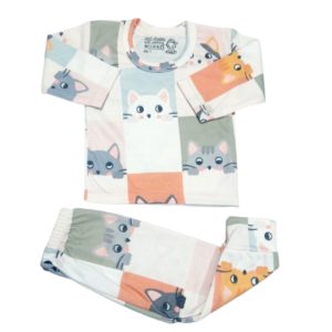 بلوز شلوار لیزری گربه مکعبی